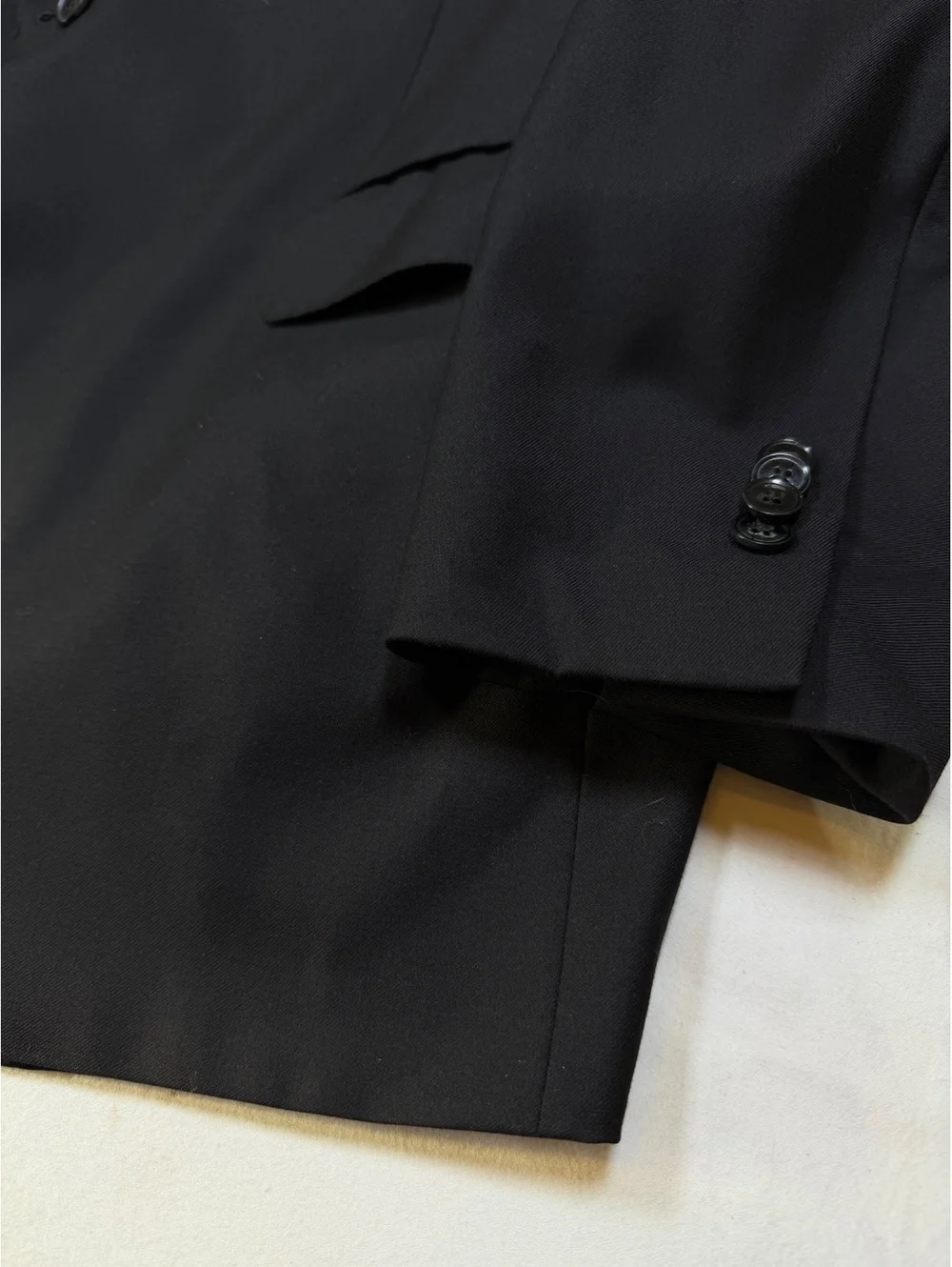 Peter Millar Men’s Black Wool Sport Coat Blazer 50T Tall 2 Button Made in Canada
